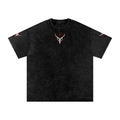 Bloody Owl Snow Washed Oversized Cotton T-Shirt