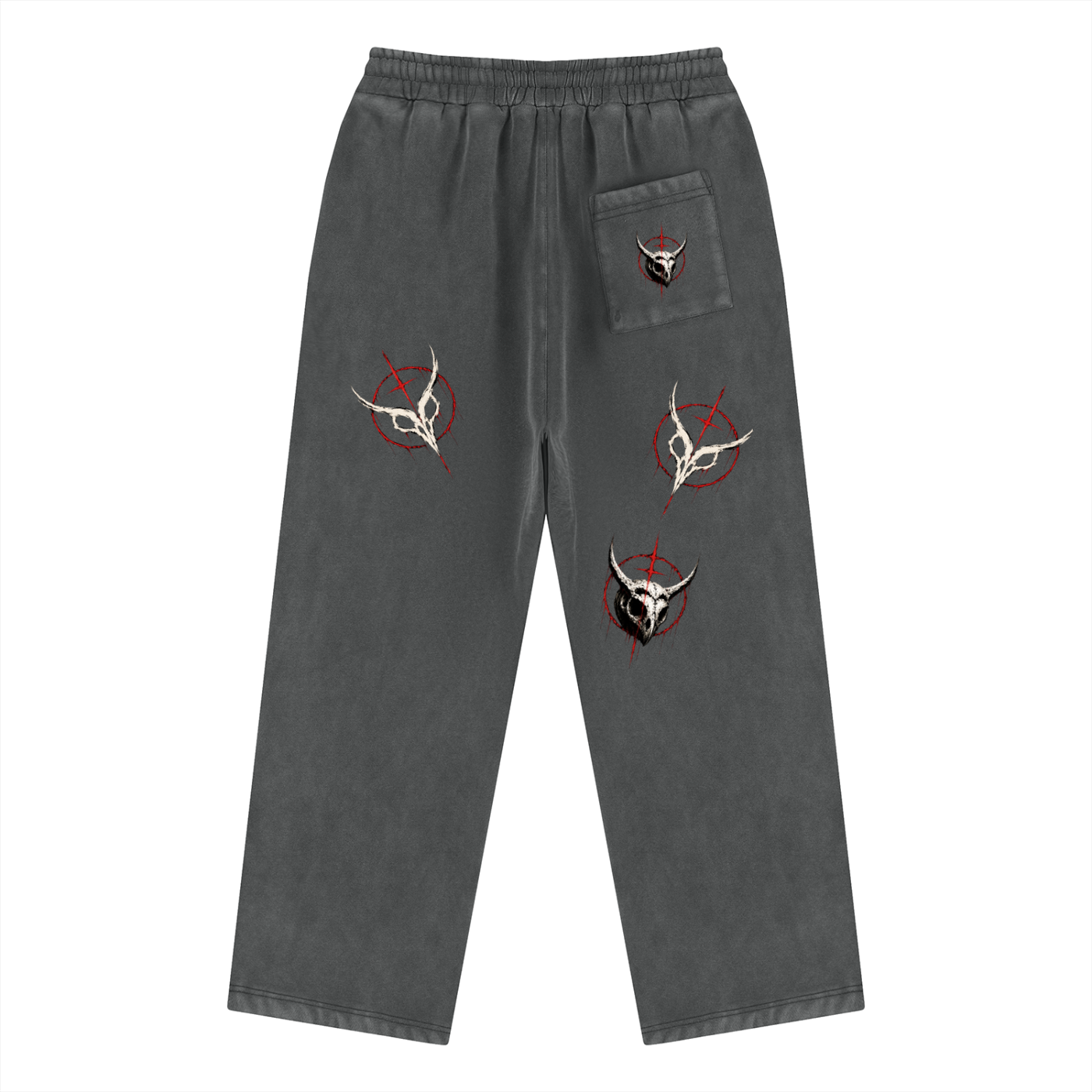 Bloody Owl Unisex Vintage Wash Fleece Sweatpants