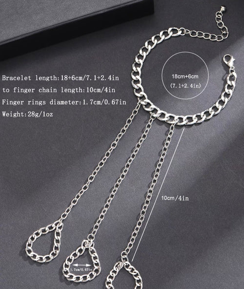 Finger, Hand, Wrist Punk chain