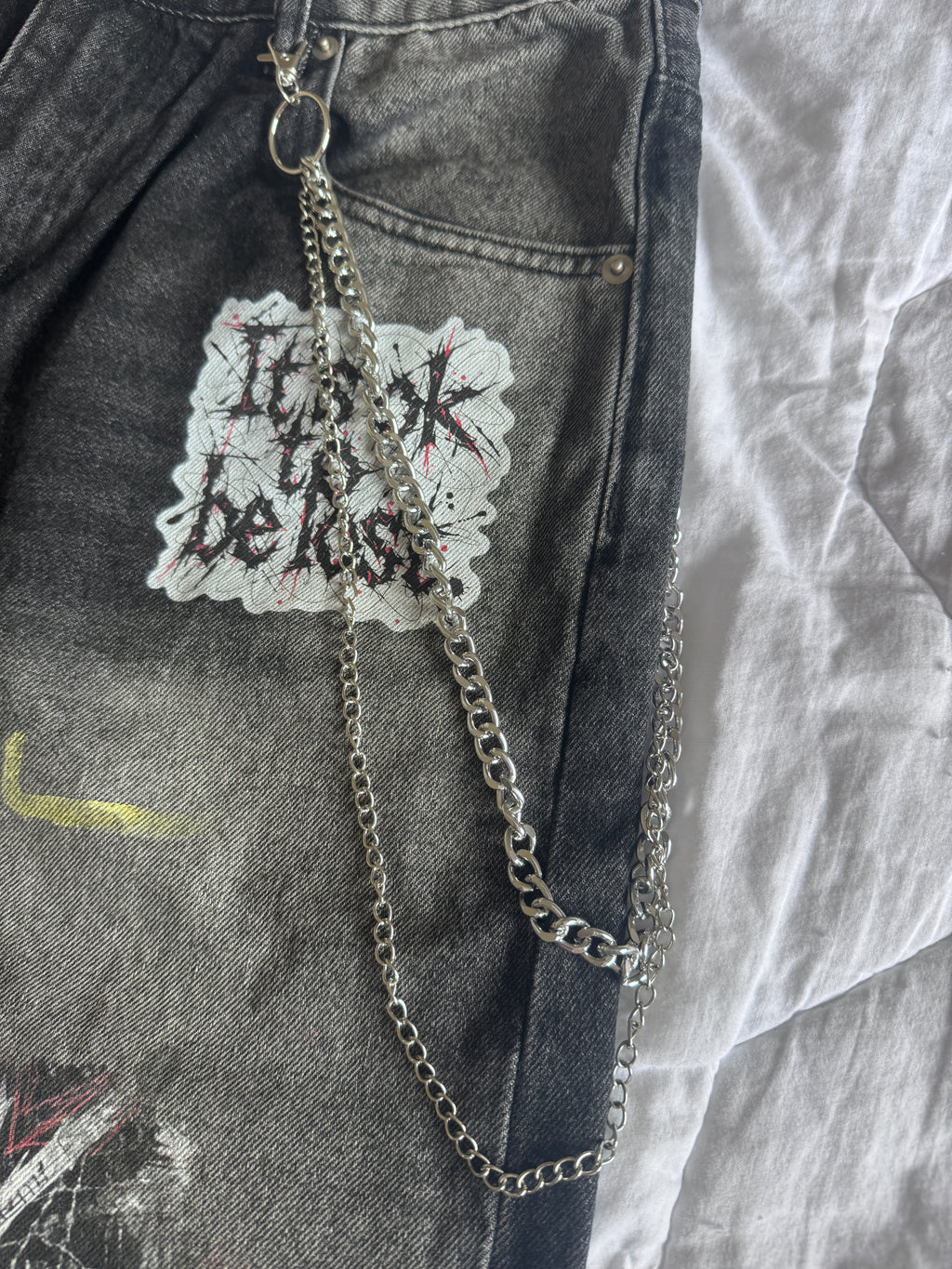 Double clip Trouser Chain