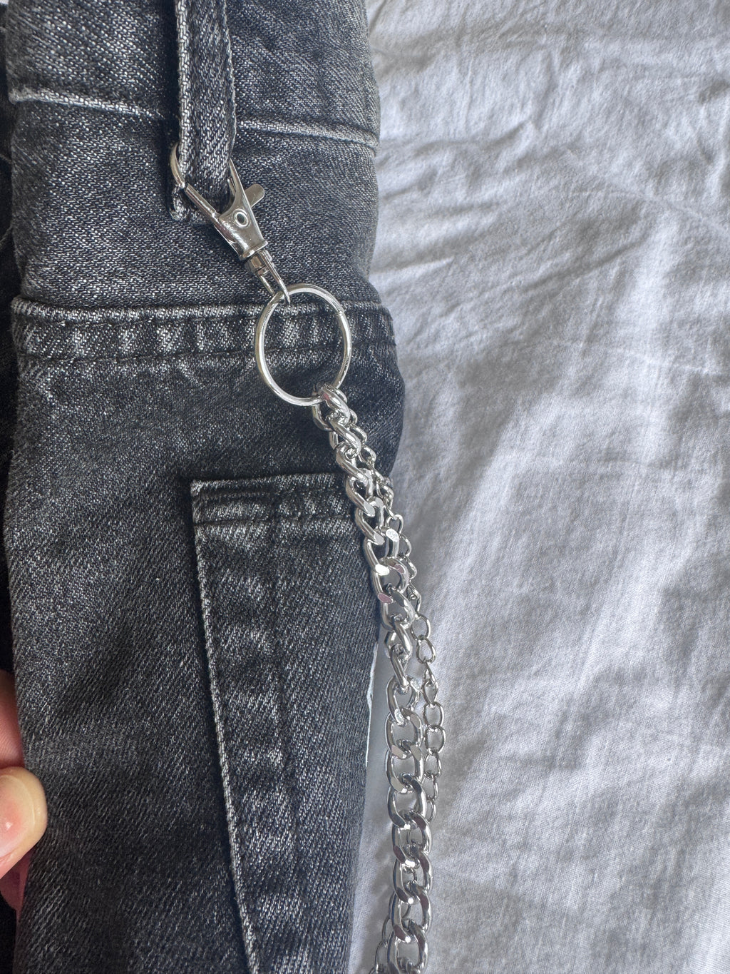 Double clip Trouser Chain