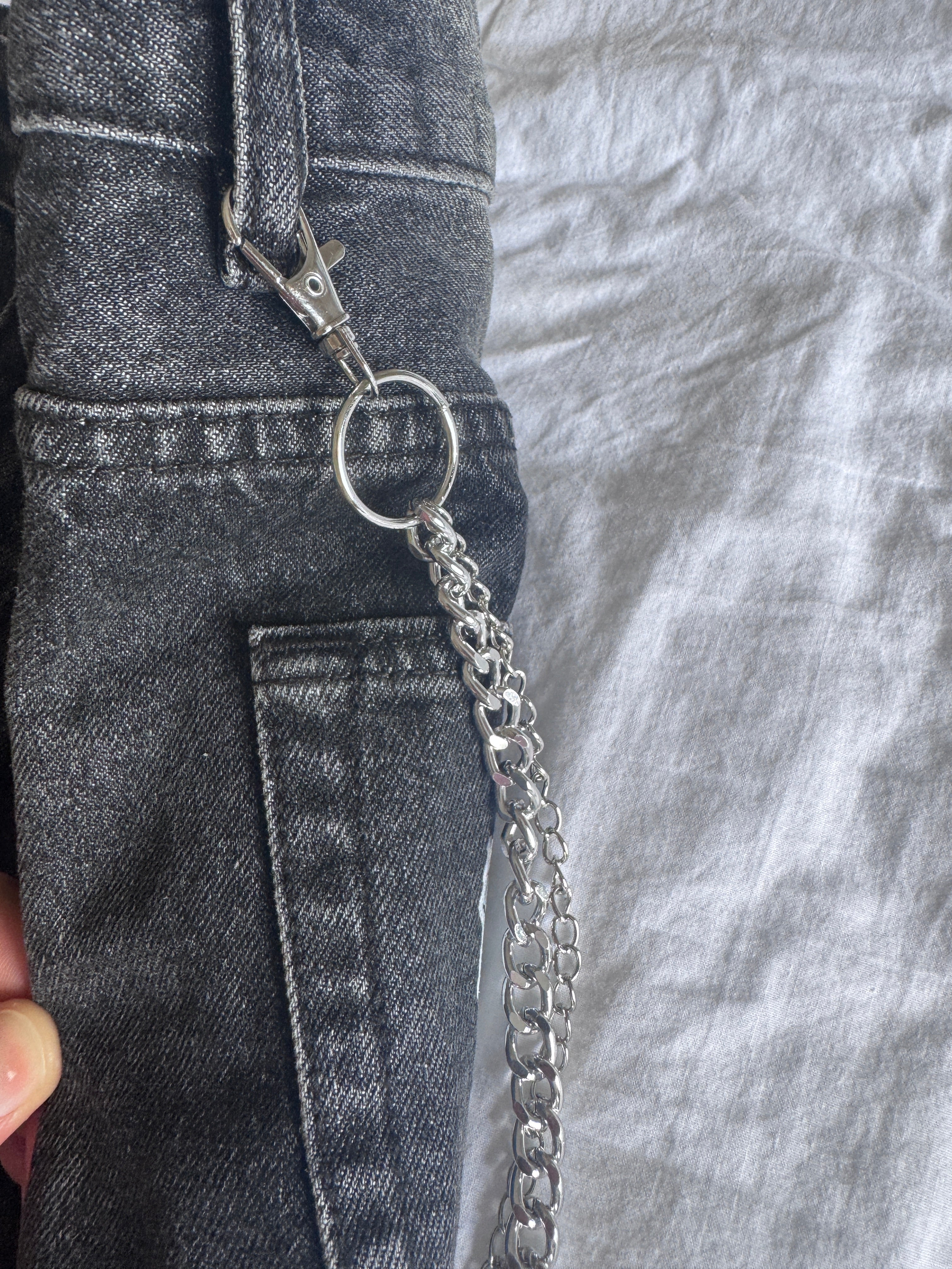 Double clip Trouser Chain