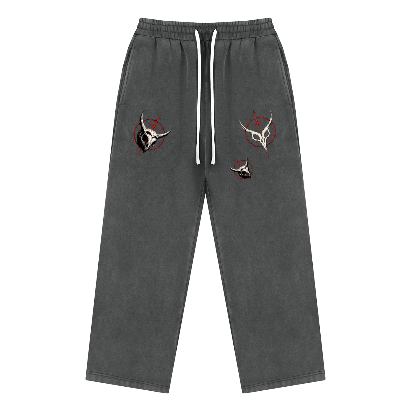 Bloody Owl Unisex Vintage Wash Fleece Sweatpants